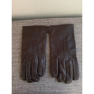 NWOT The Men’s Store At Bloomingdale’s Leather Cashmere Lined Gloves Medium